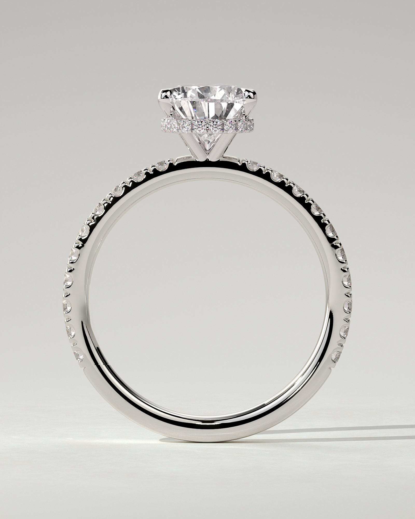 Keira Solitaire Pear Ring