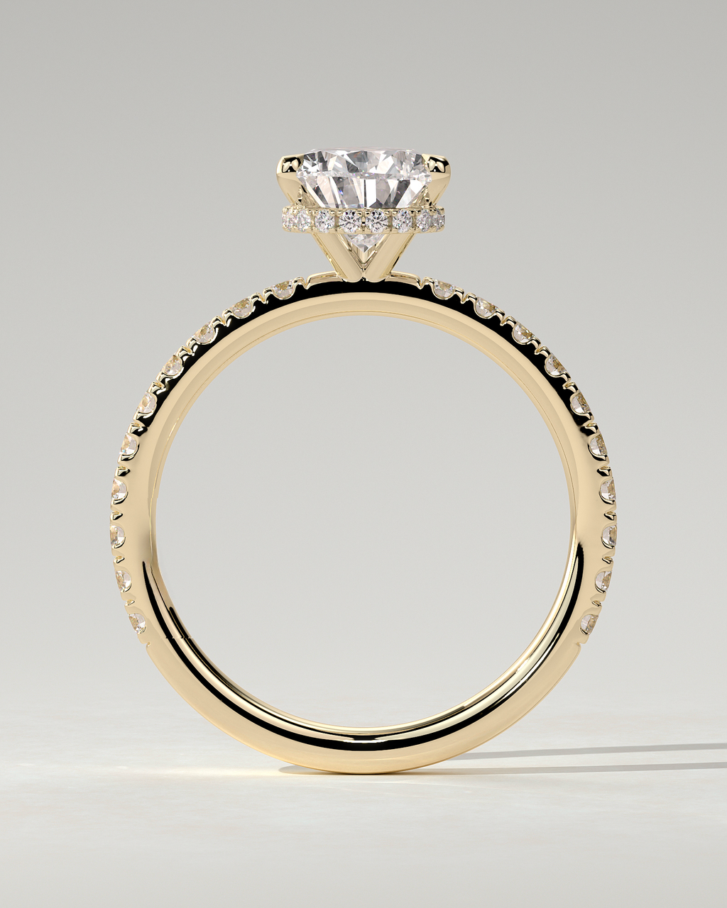 Keira Solitaire Pear Ring