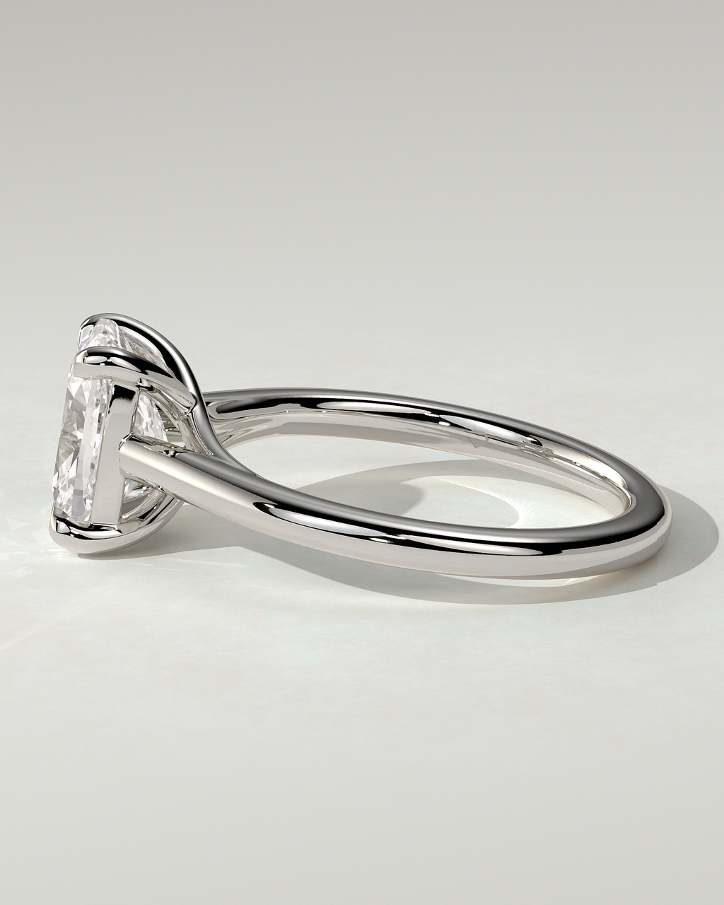 Kelsey Solitaire Cushion Ring