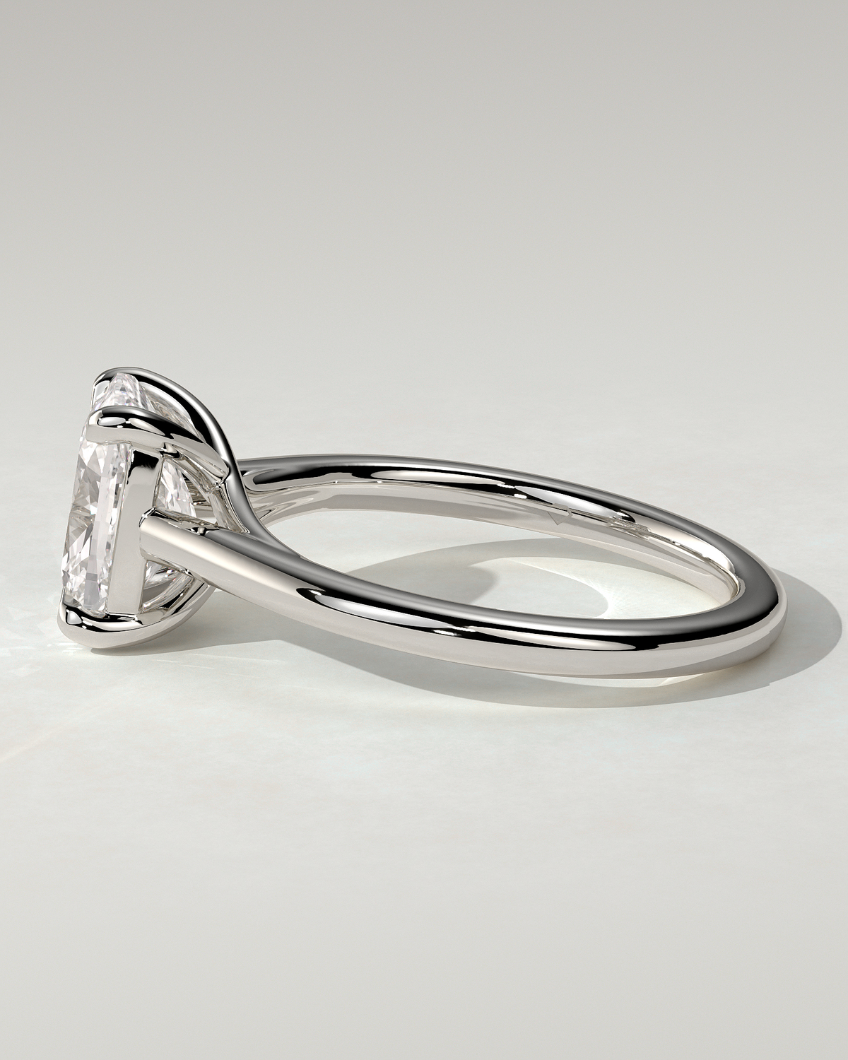 Kelsey Solitaire Cushion Ring