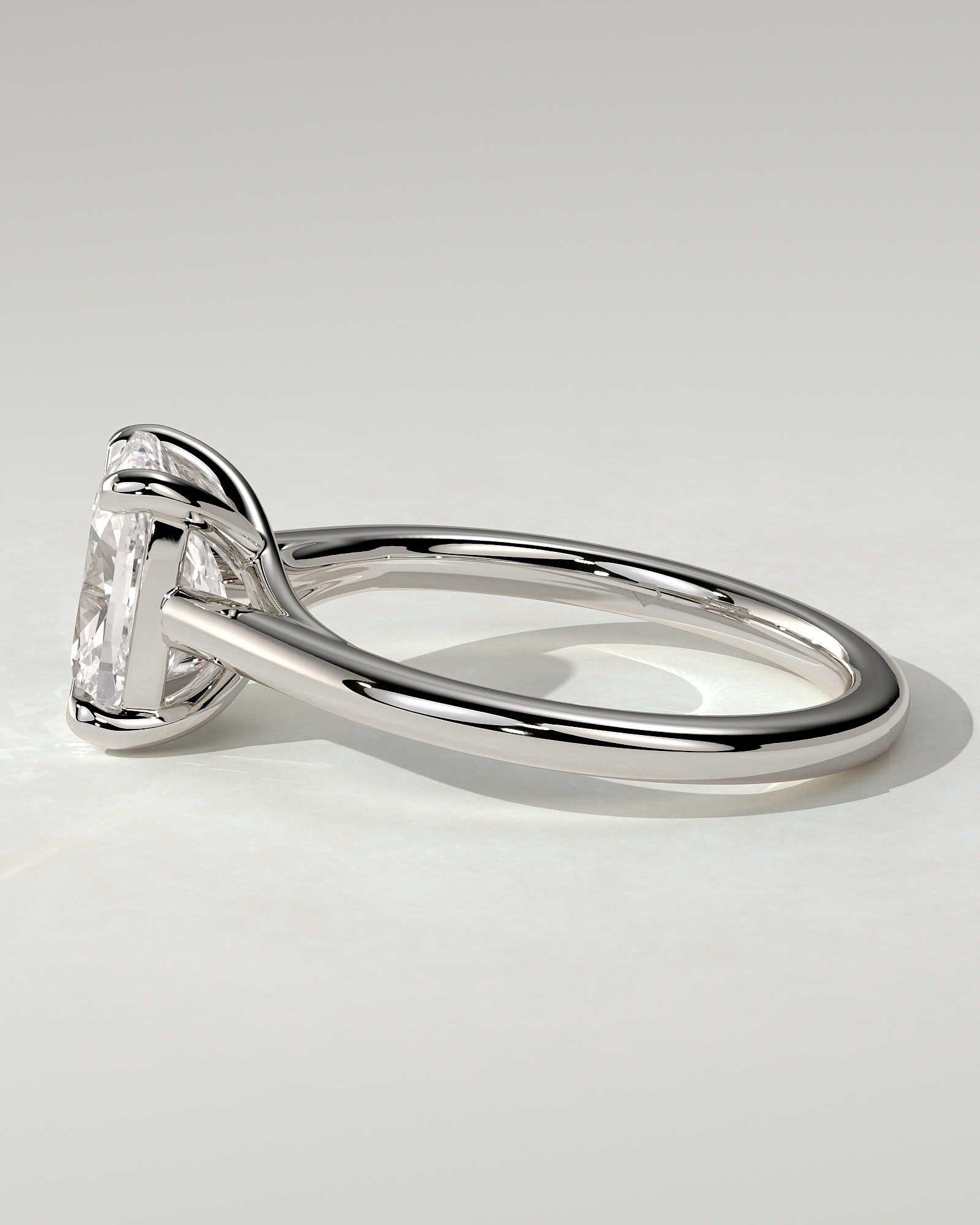 Kelsey Solitaire Cushion Ring
