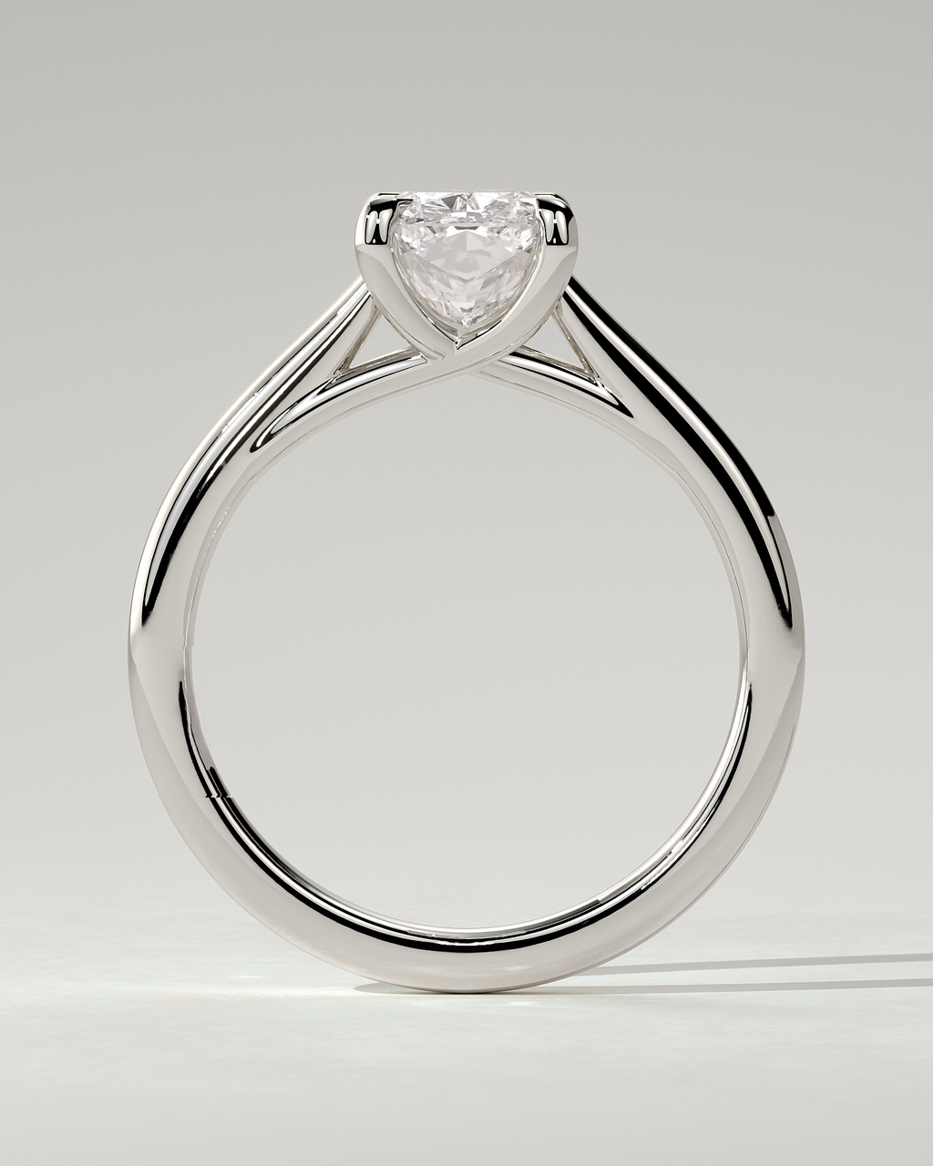 Kelsey Solitaire Cushion Ring