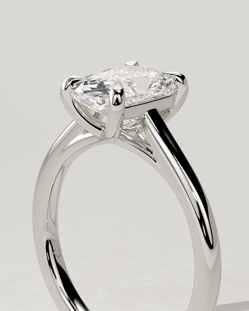 Kelsey Solitaire Cushion Ring