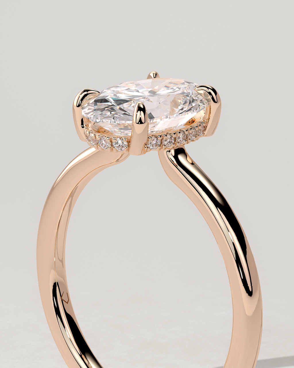 Kiana Solitaire Oval Ring
