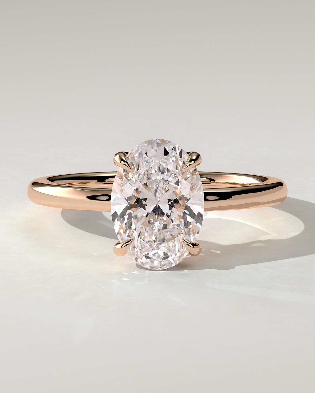 Kiana Solitaire Oval Ring