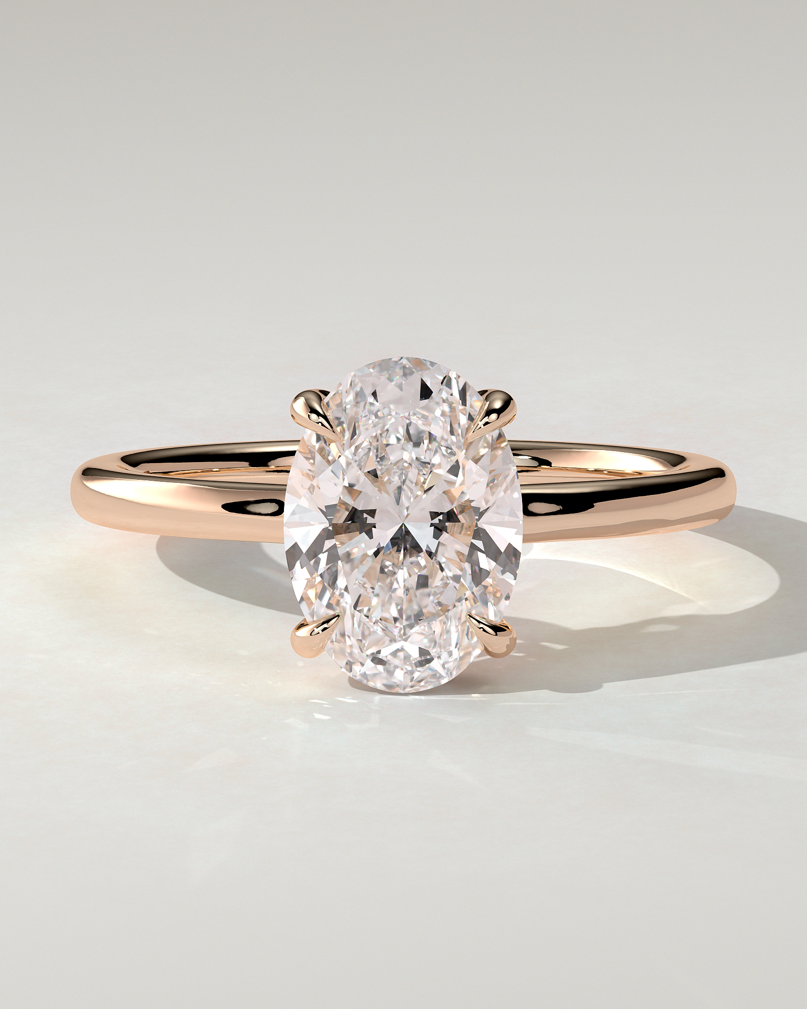 Kiana Solitaire Oval Ring