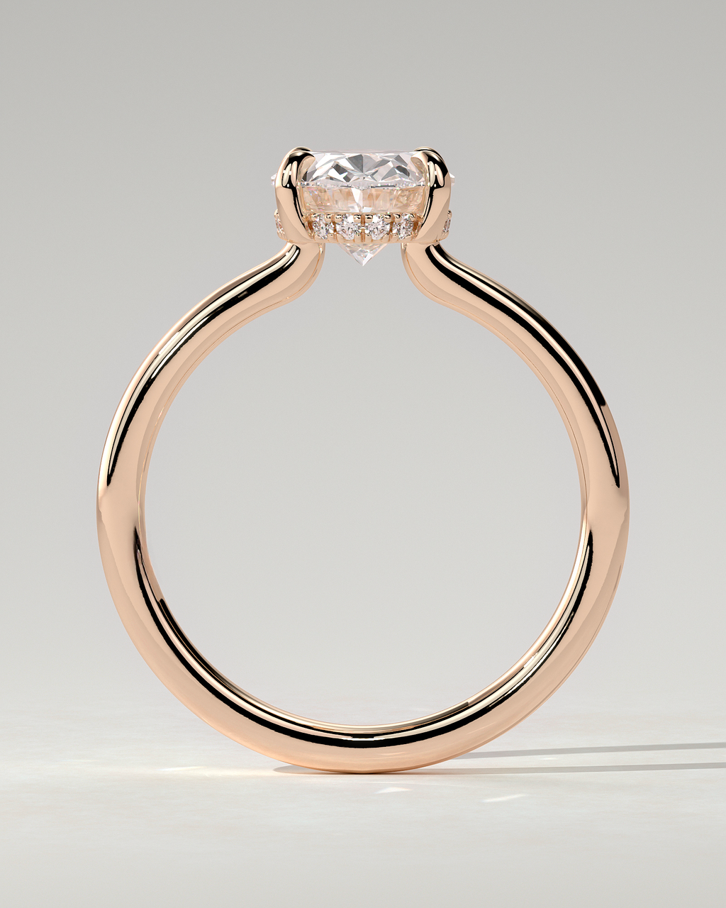 Kiana Solitaire Oval Ring