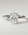 Kiana Solitaire Oval Ring