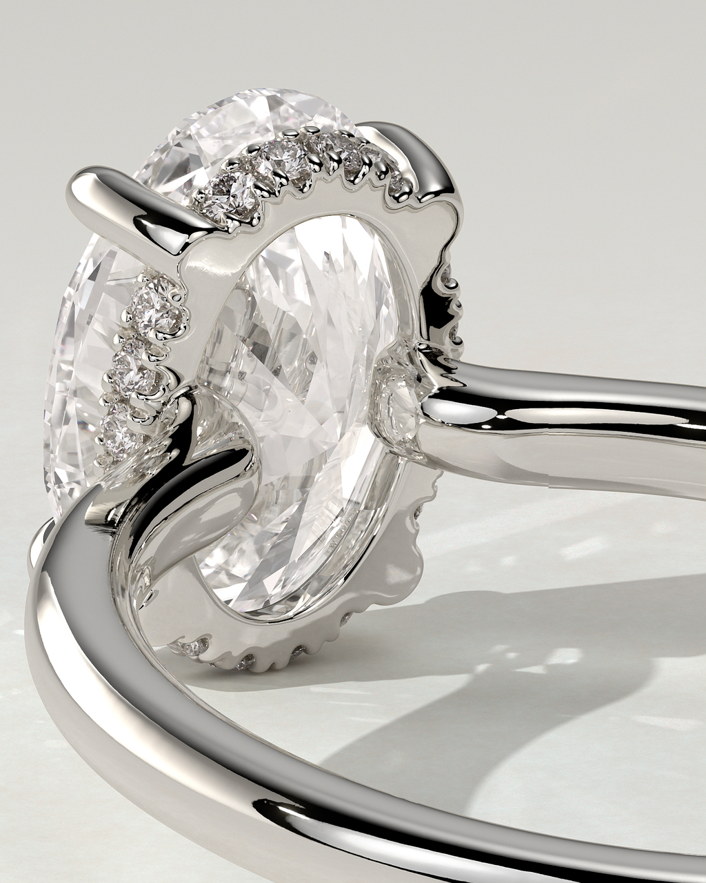 Kiana Solitaire Oval Ring