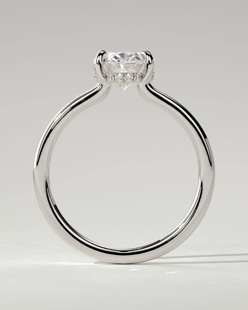 Kiana Solitaire Oval Ring