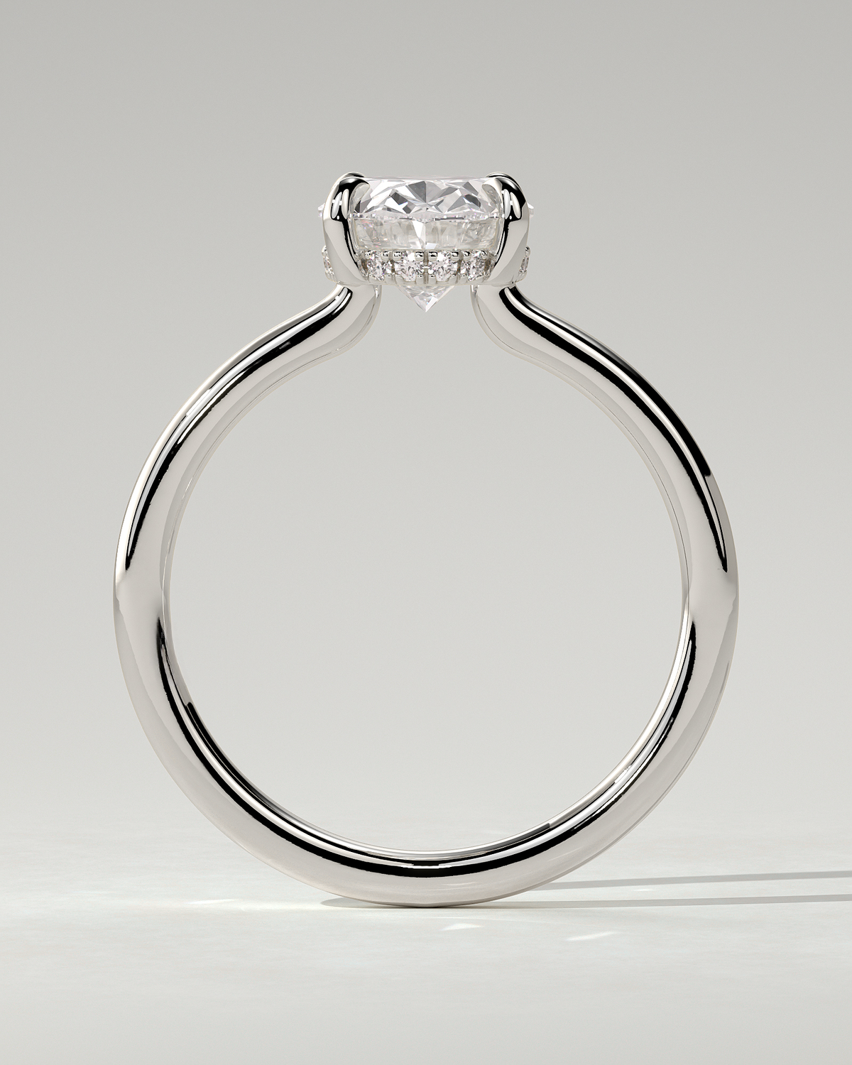 Kiana Solitaire Oval Ring