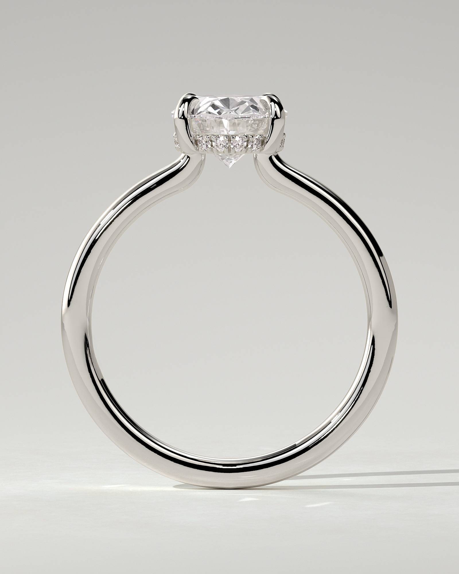 Kiana Solitaire Oval Ring