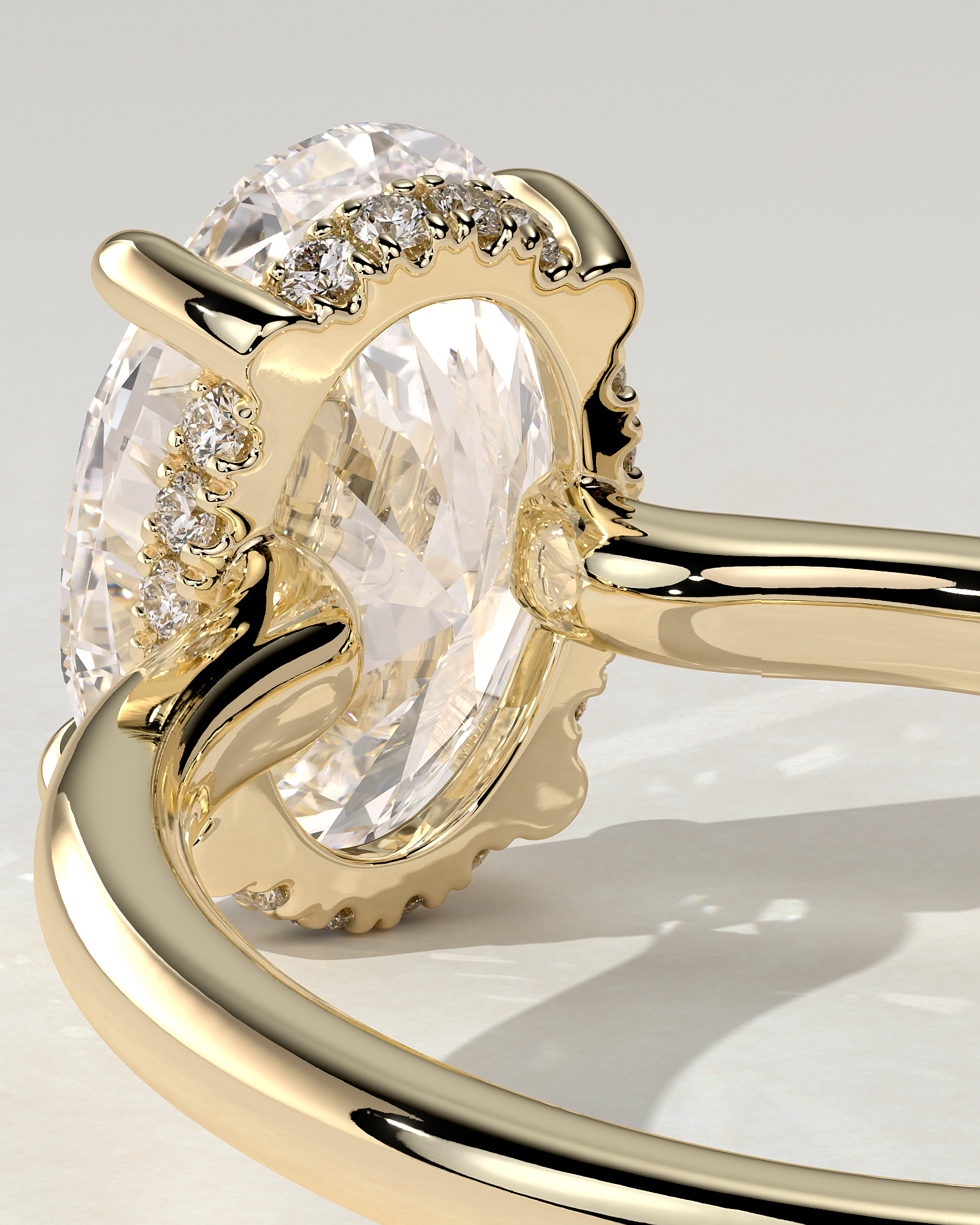 Kiana Solitaire Oval Ring