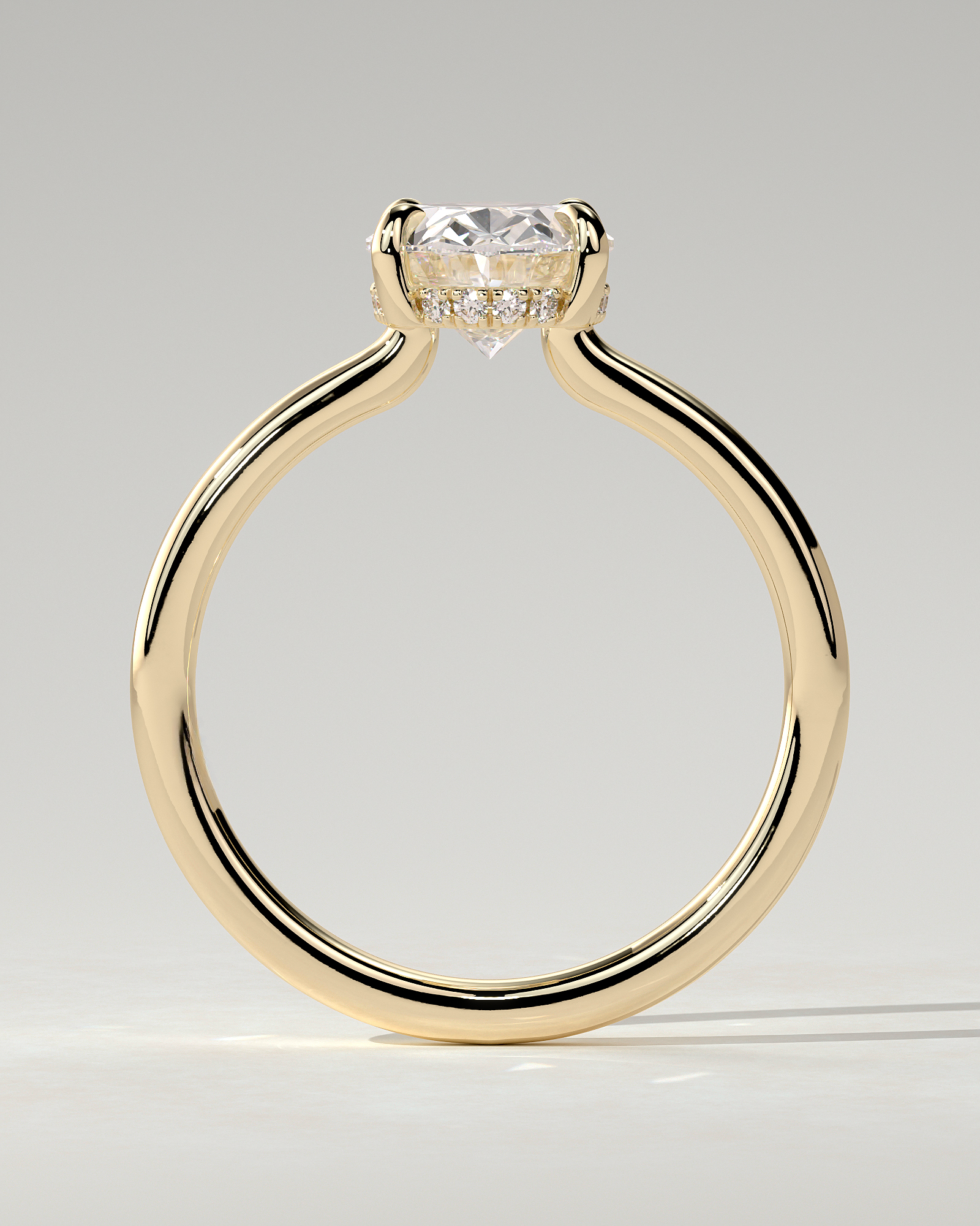 Kiana Solitaire Oval Ring
