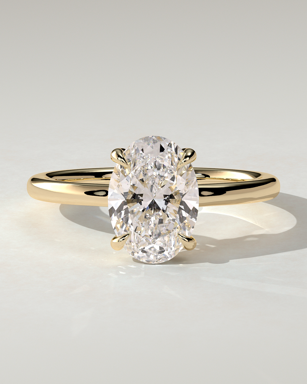 Kiana Solitaire Oval Ring