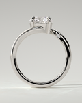 Kimia Solitaire Round Ring
