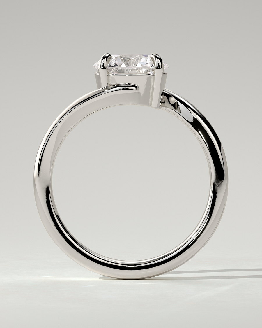 Kimia Solitaire Round Ring