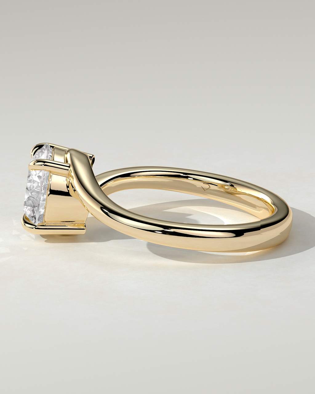 Kimia Solitaire Round Ring