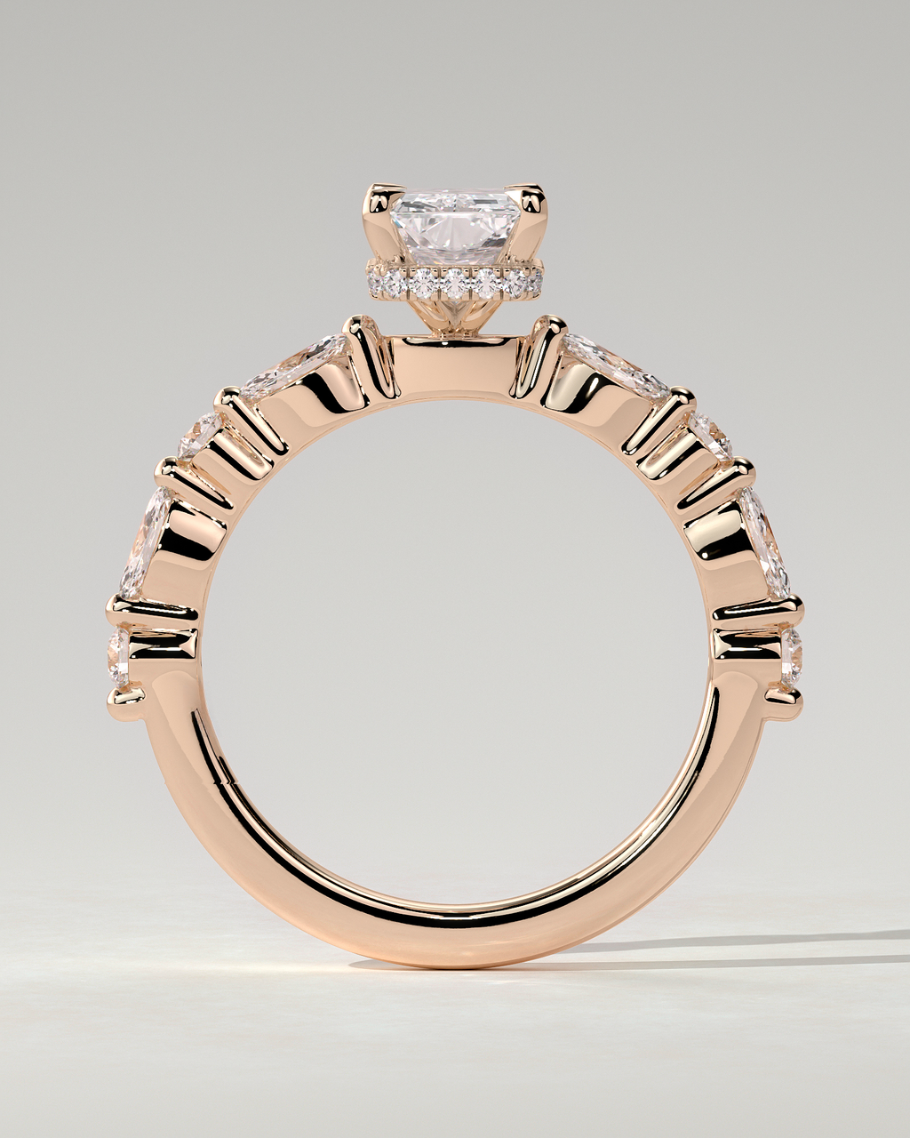 Kyla Solitaire Radiant Ring