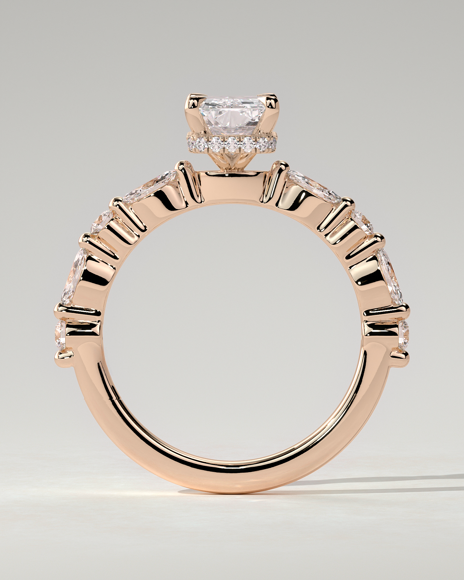 Kyla Solitaire Radiant Ring