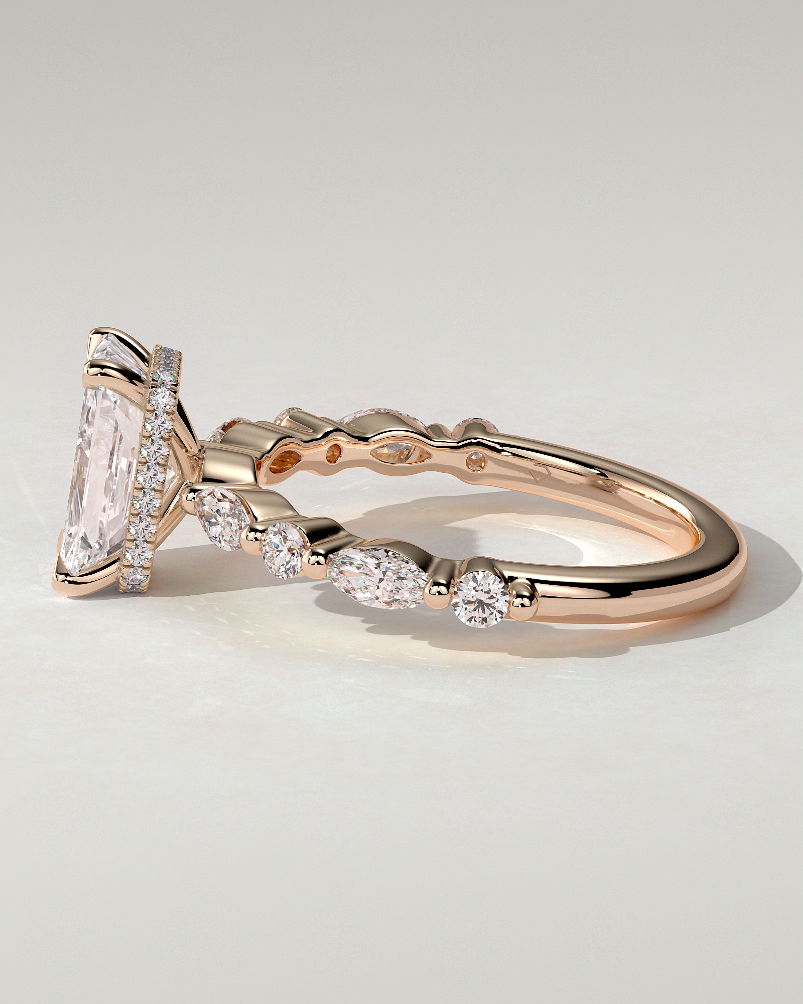 Kyla Solitaire Radiant Ring