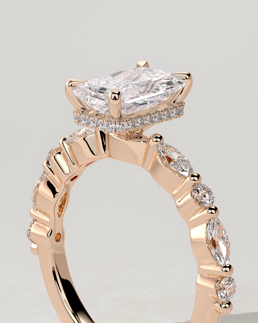 Kyla Solitaire Radiant Ring