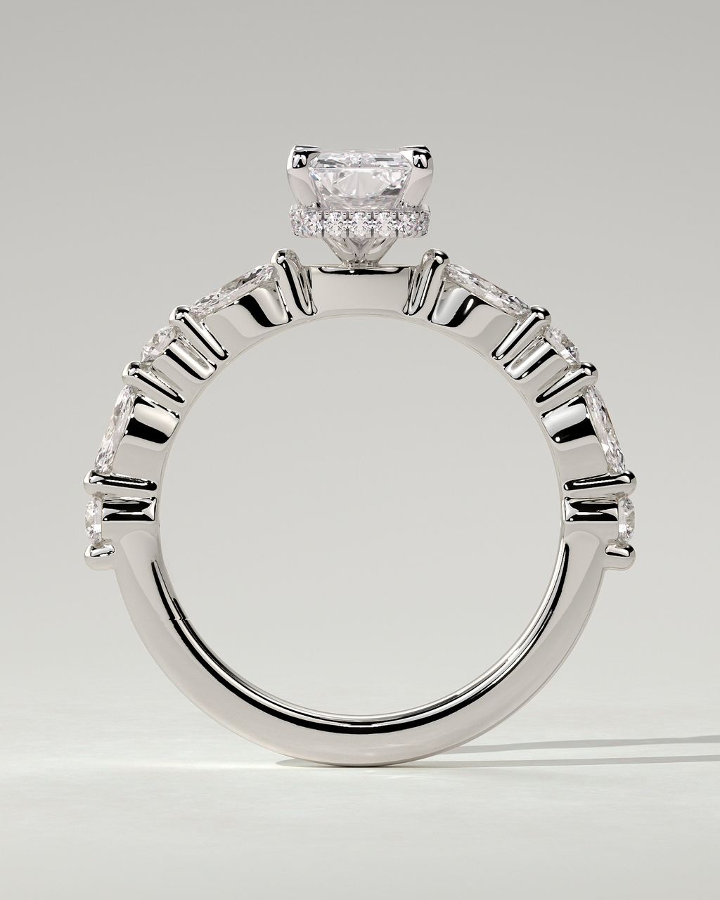 Kyla Solitaire Radiant Ring