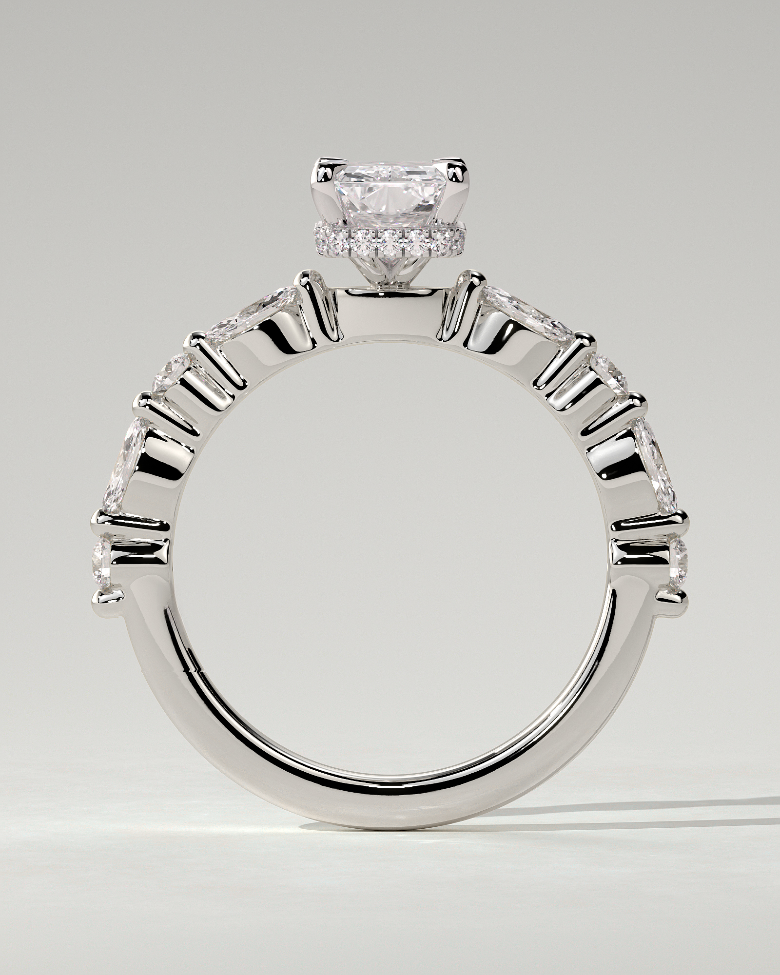 Kyla Solitaire Radiant Ring