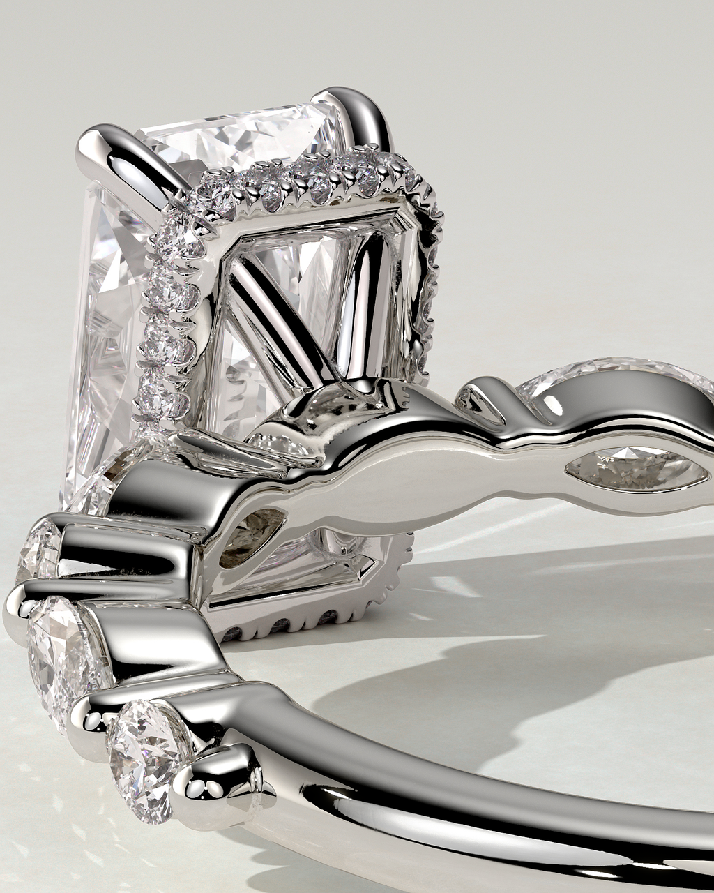 Kyla Solitaire Radiant Ring