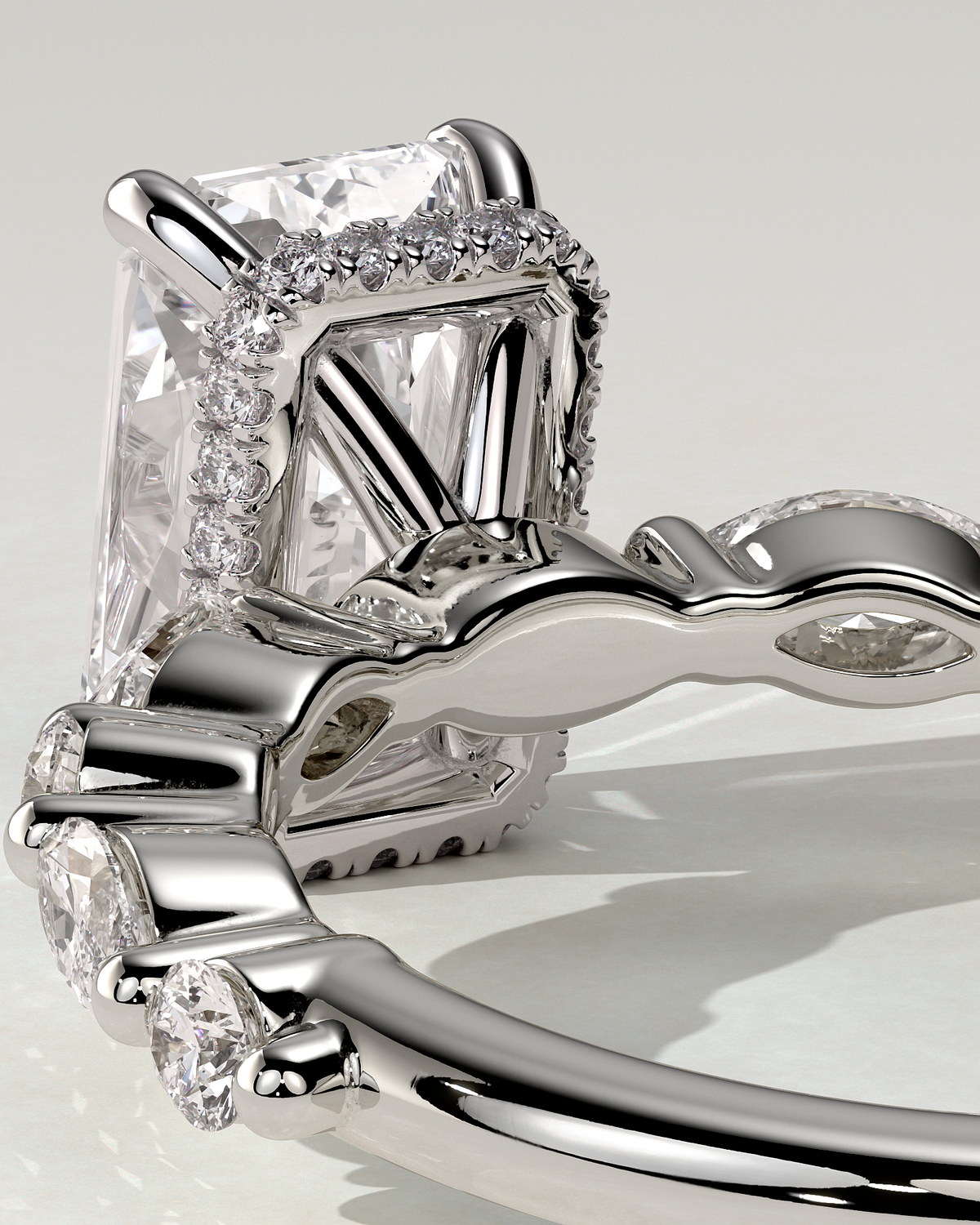 Kyla Solitaire Radiant Ring