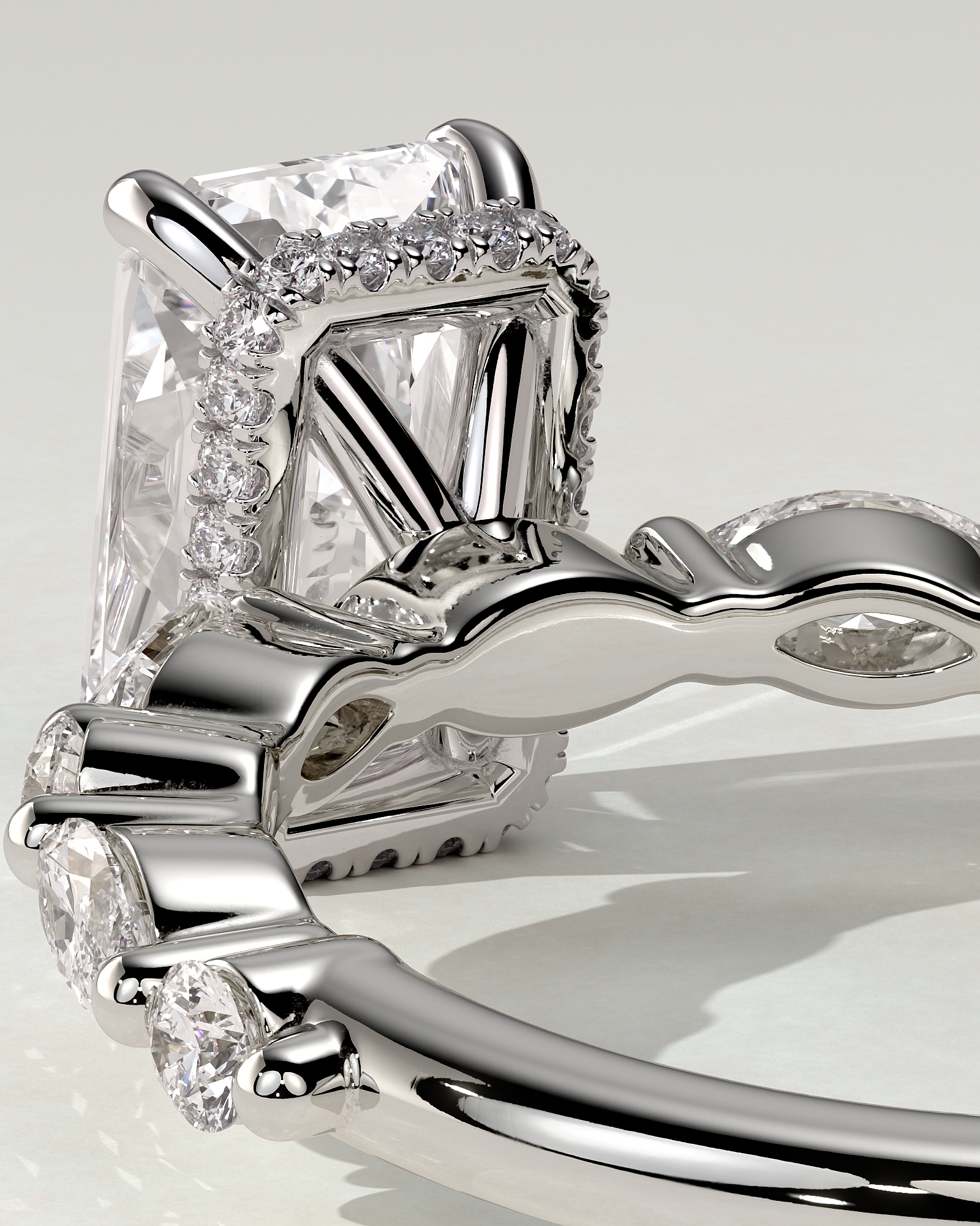 Kyla Solitaire Radiant Ring