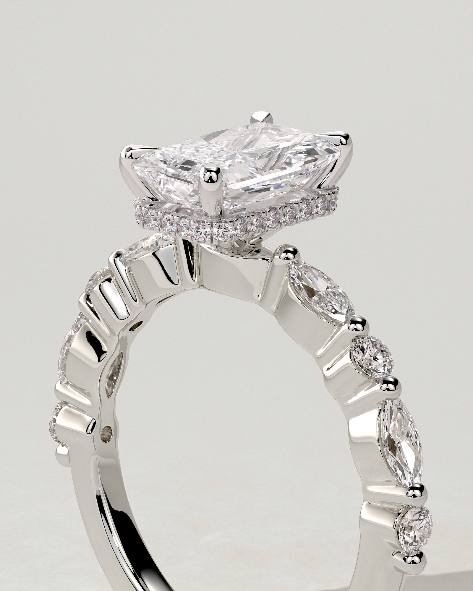 Kyla Solitaire Radiant Ring