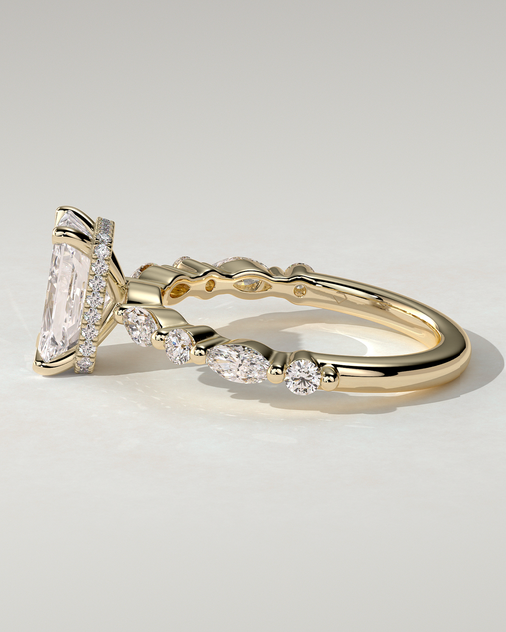 Kyla Solitaire Radiant Ring