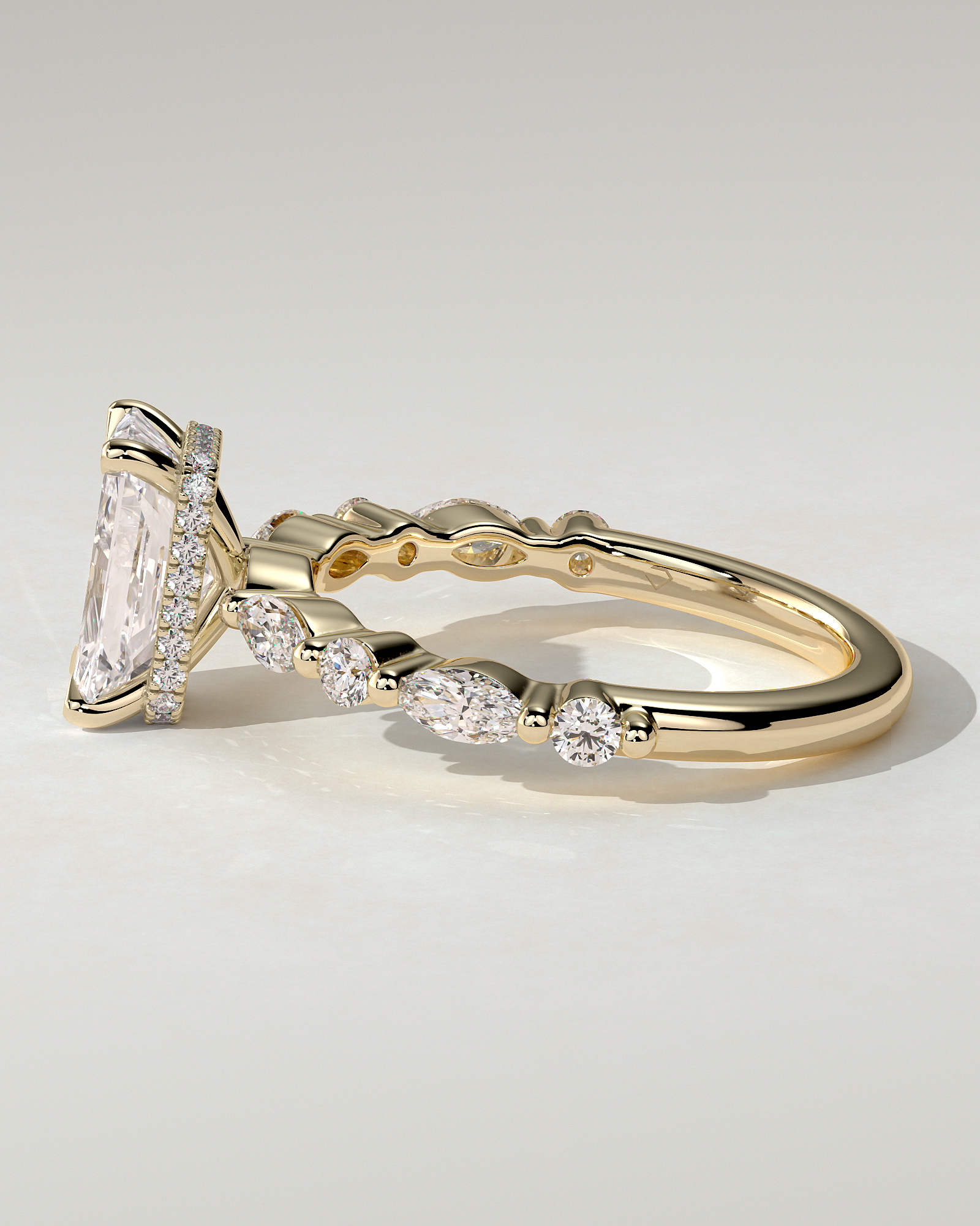 Kyla Solitaire Radiant Ring