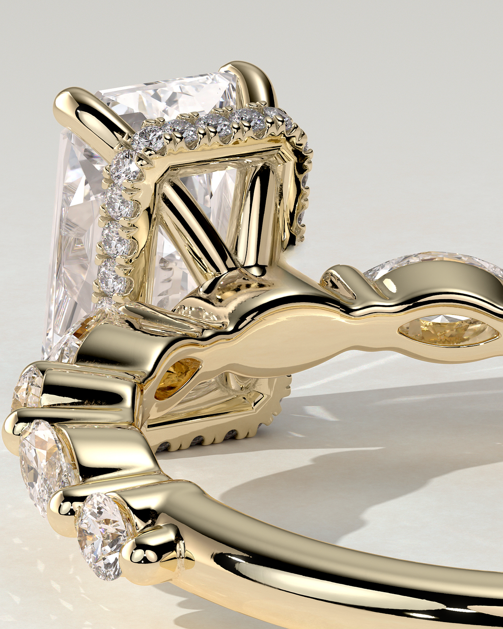 Kyla Solitaire Radiant Ring