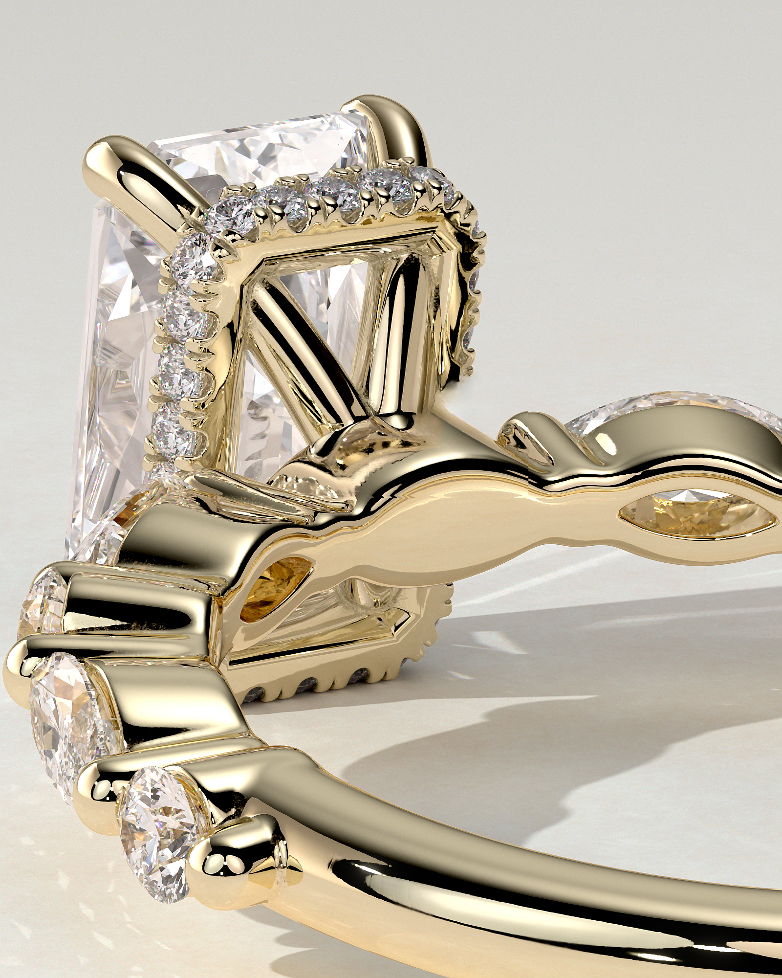 Kyla Solitaire Radiant Ring