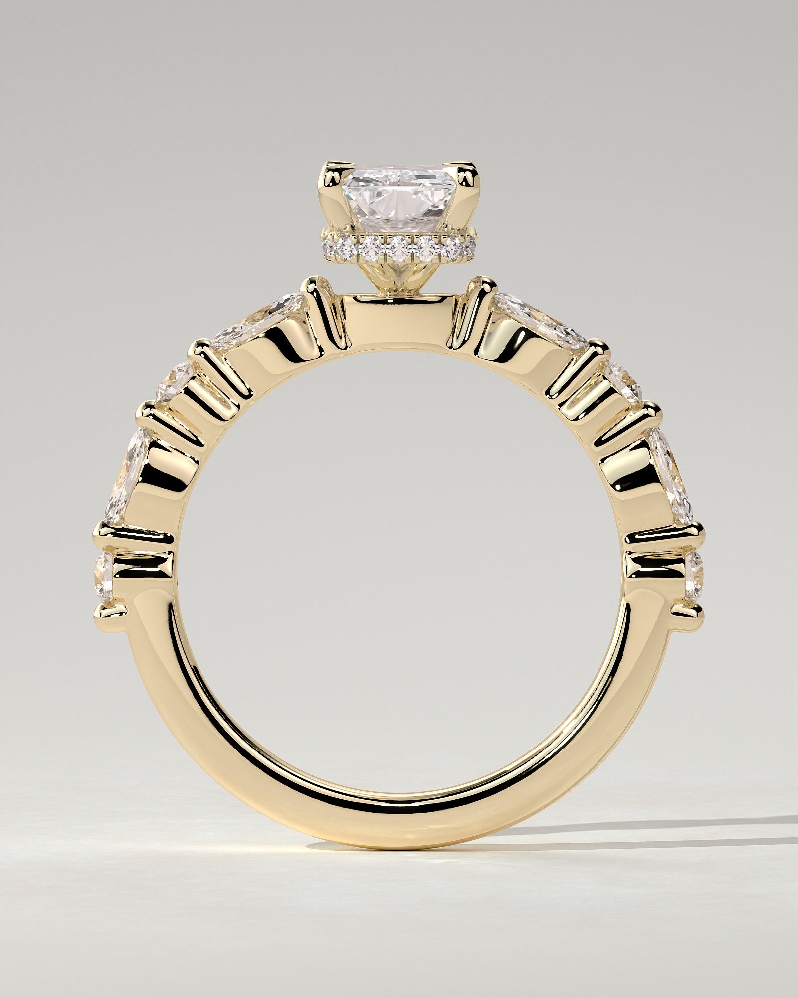 Kyla Solitaire Radiant Ring