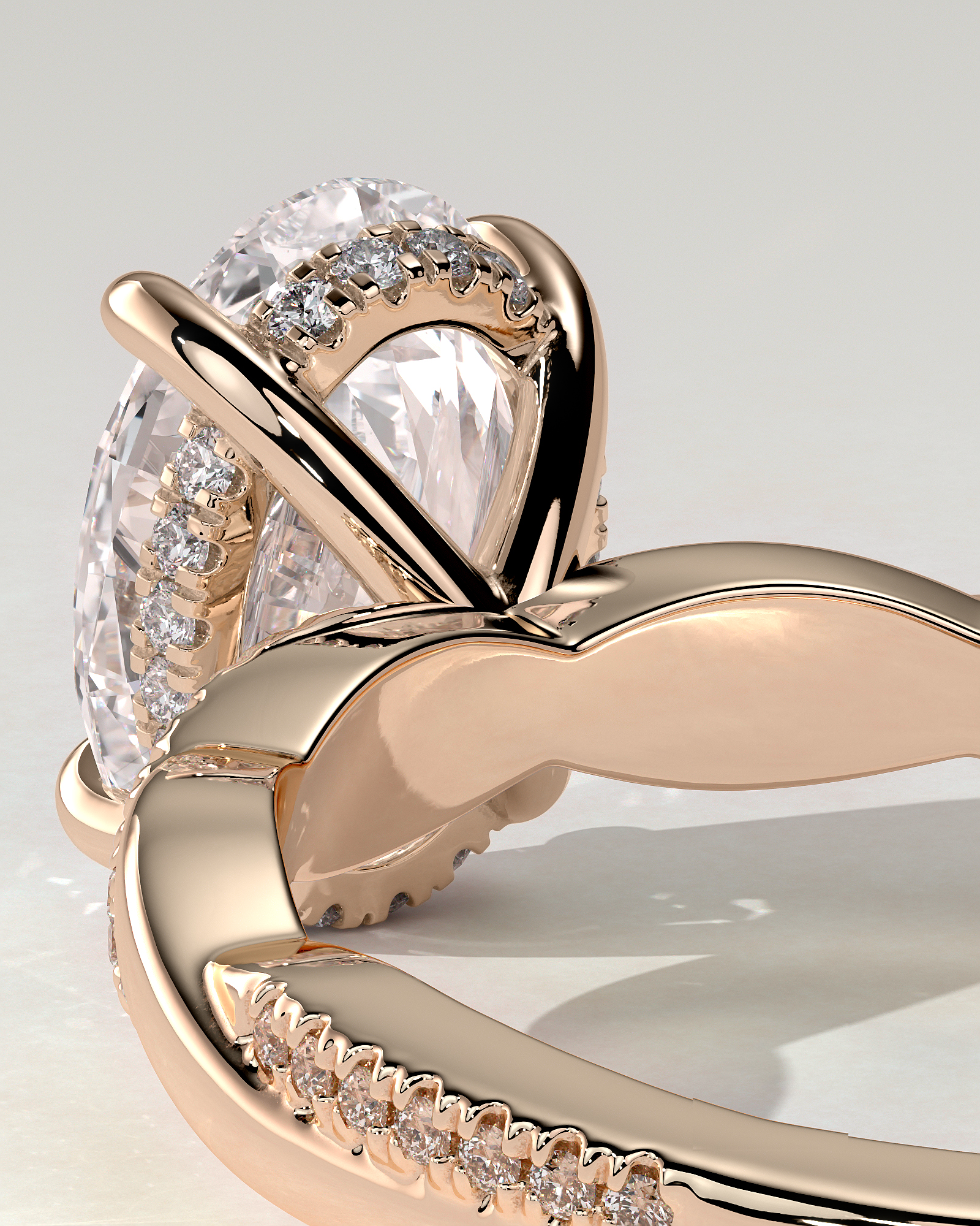 Lara Solitaire Oval Ring