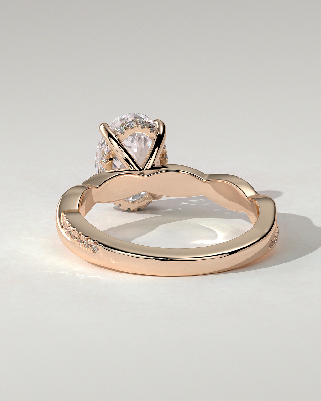 Lara Solitaire Oval Ring
