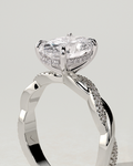 Lara Solitaire Oval Ring