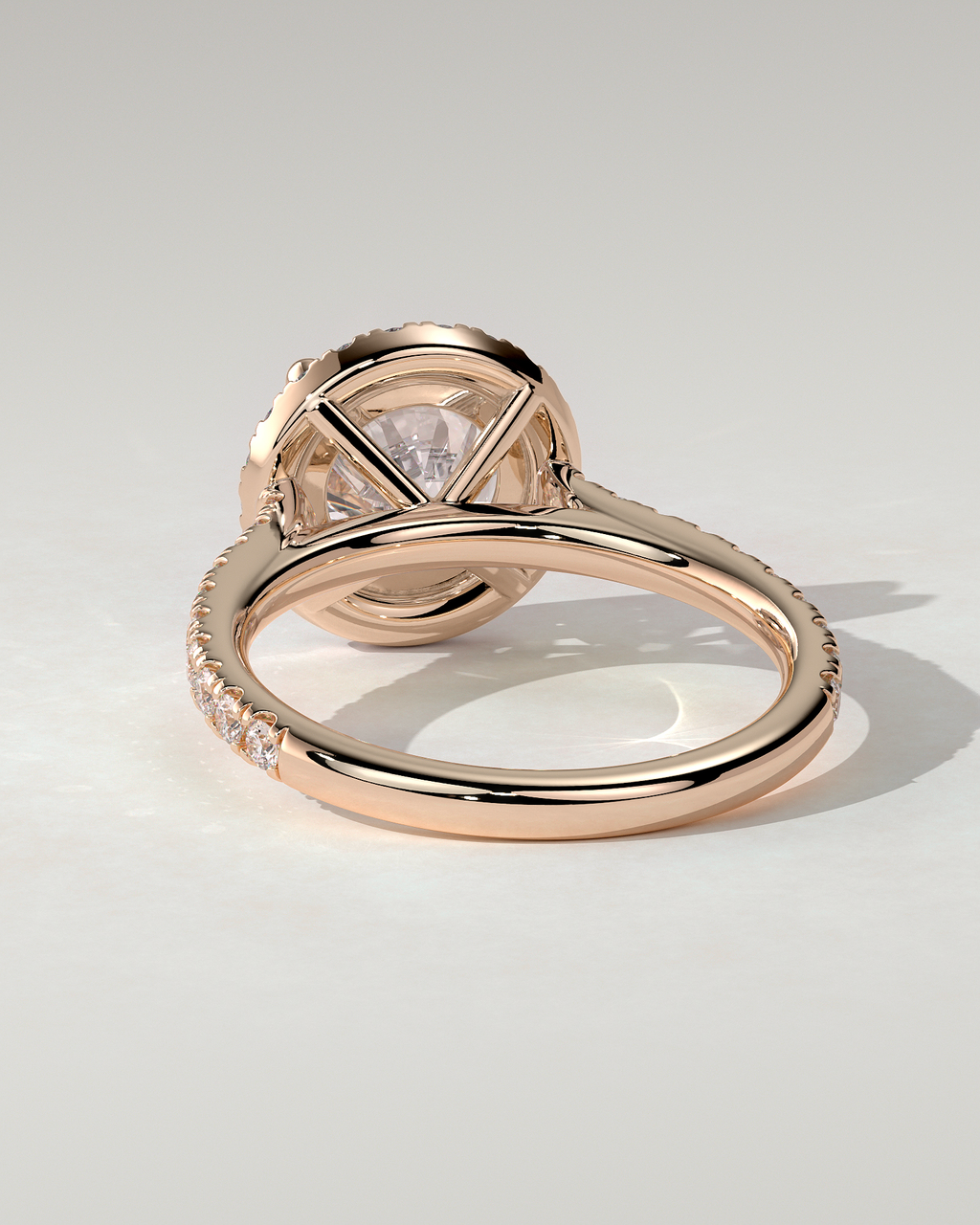Leah Halo Round Ring