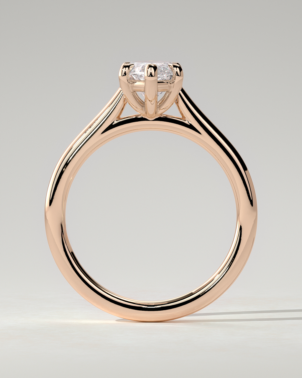 Leila Solitaire Marquise Ring