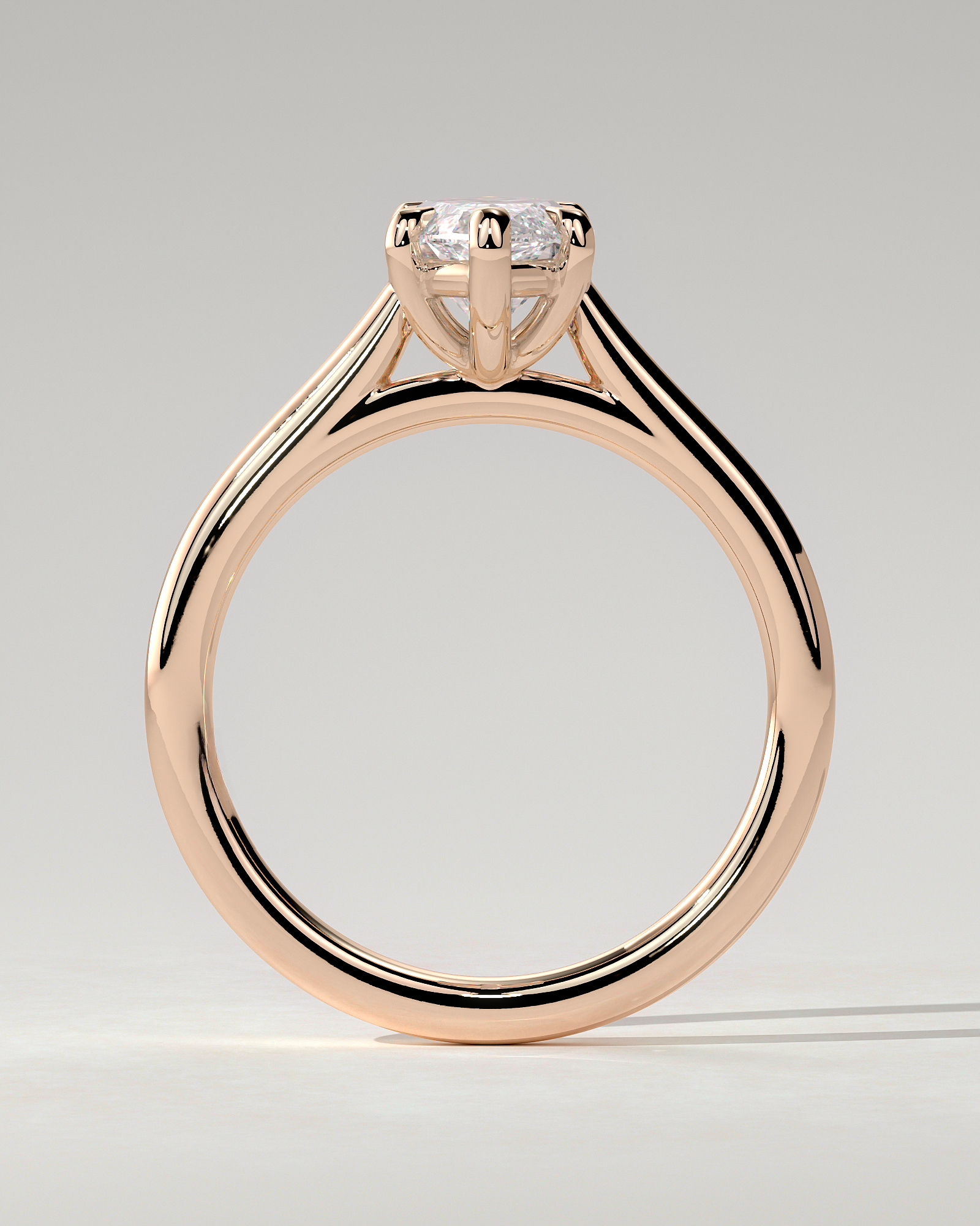 Leila Solitaire Marquise Ring