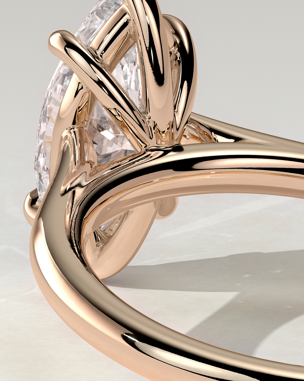 Leila Solitaire Marquise Ring