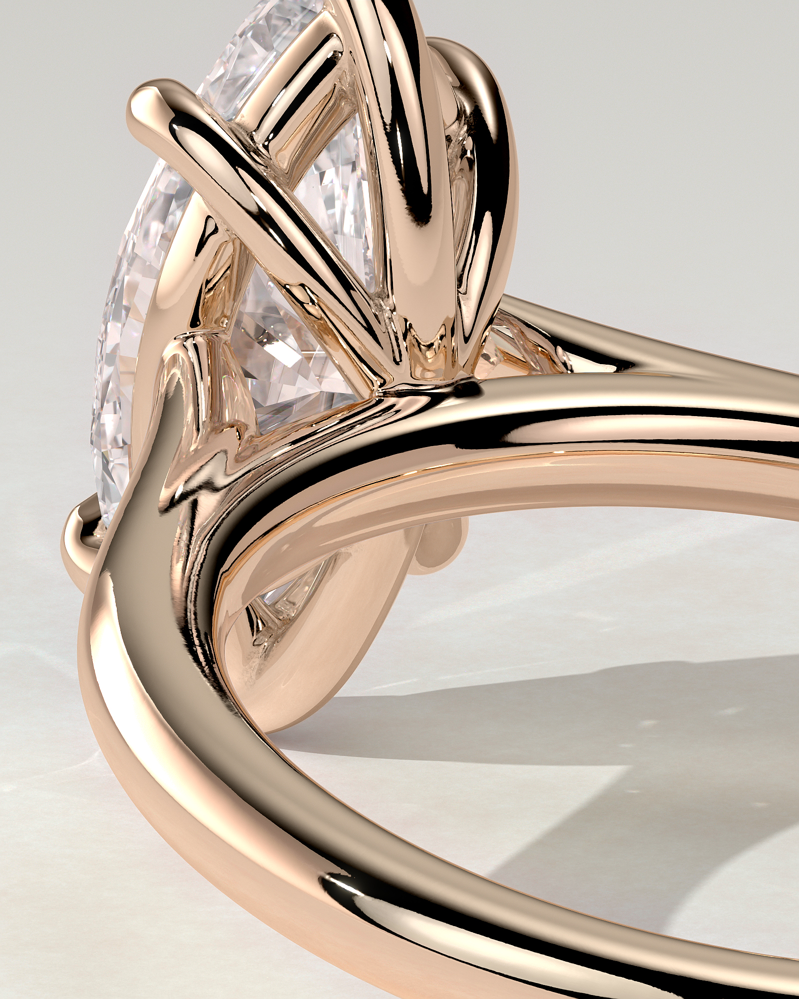 Leila Solitaire Marquise Ring