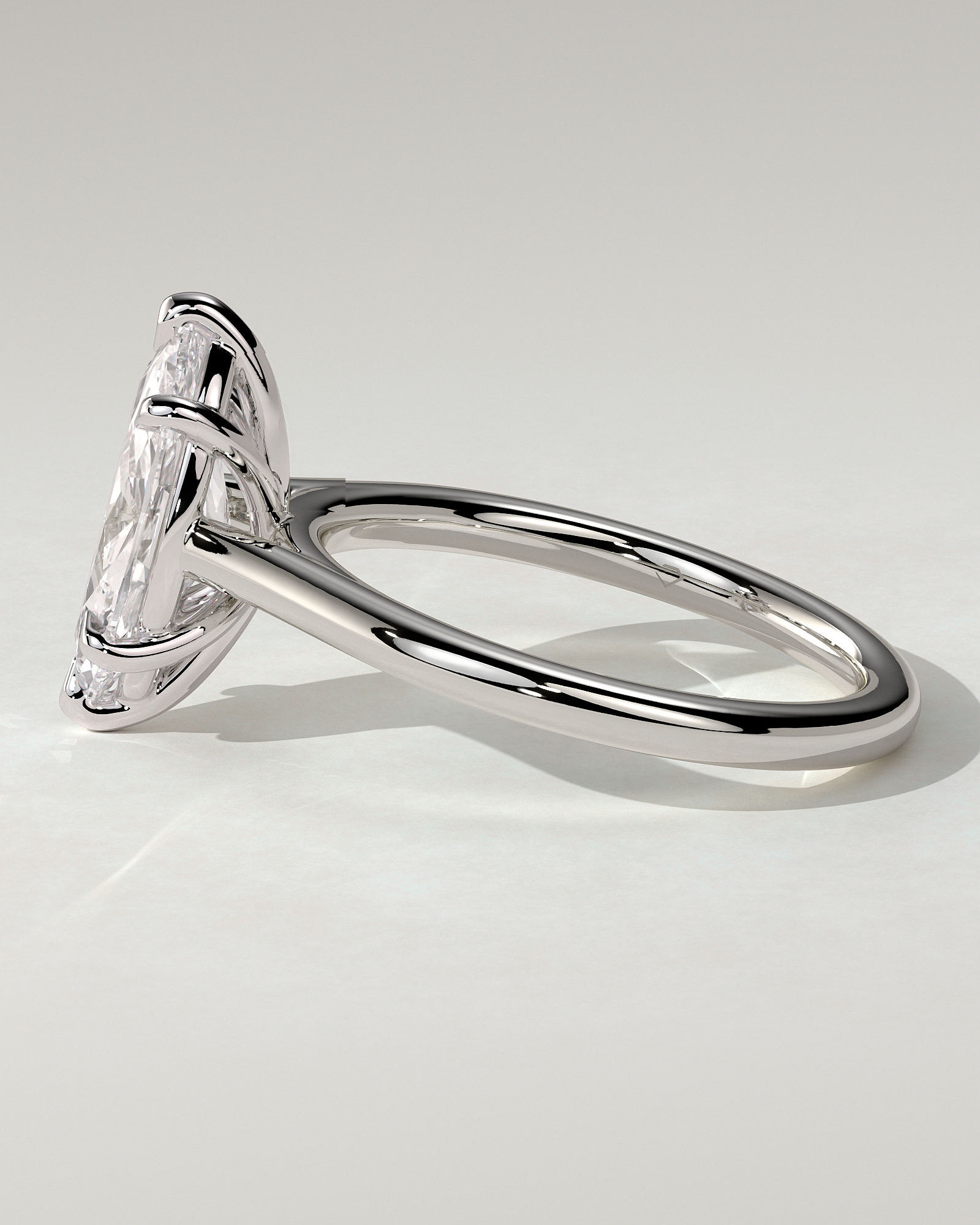 Leila Solitaire Marquise Ring