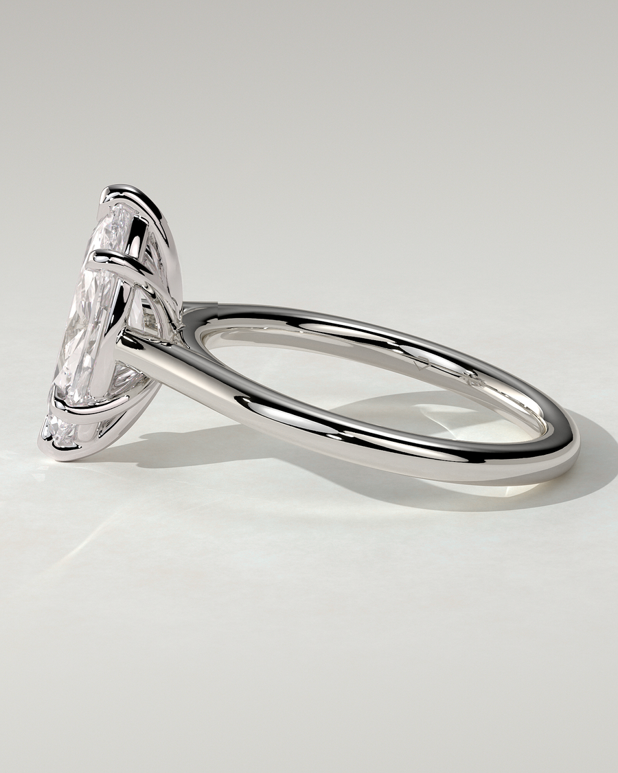 Leila Solitaire Marquise Ring