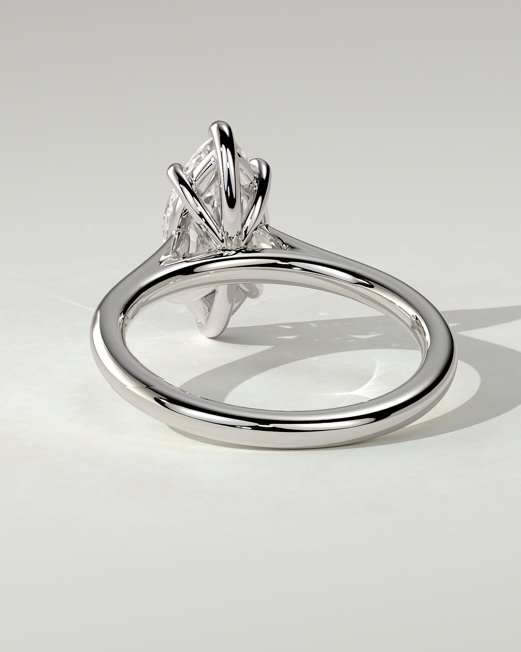 Leila Solitaire Marquise Ring