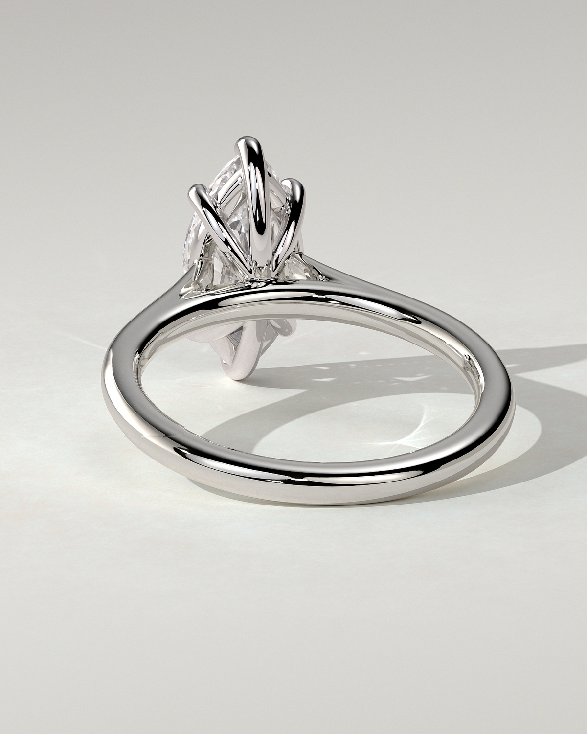 Leila Solitaire Marquise Ring