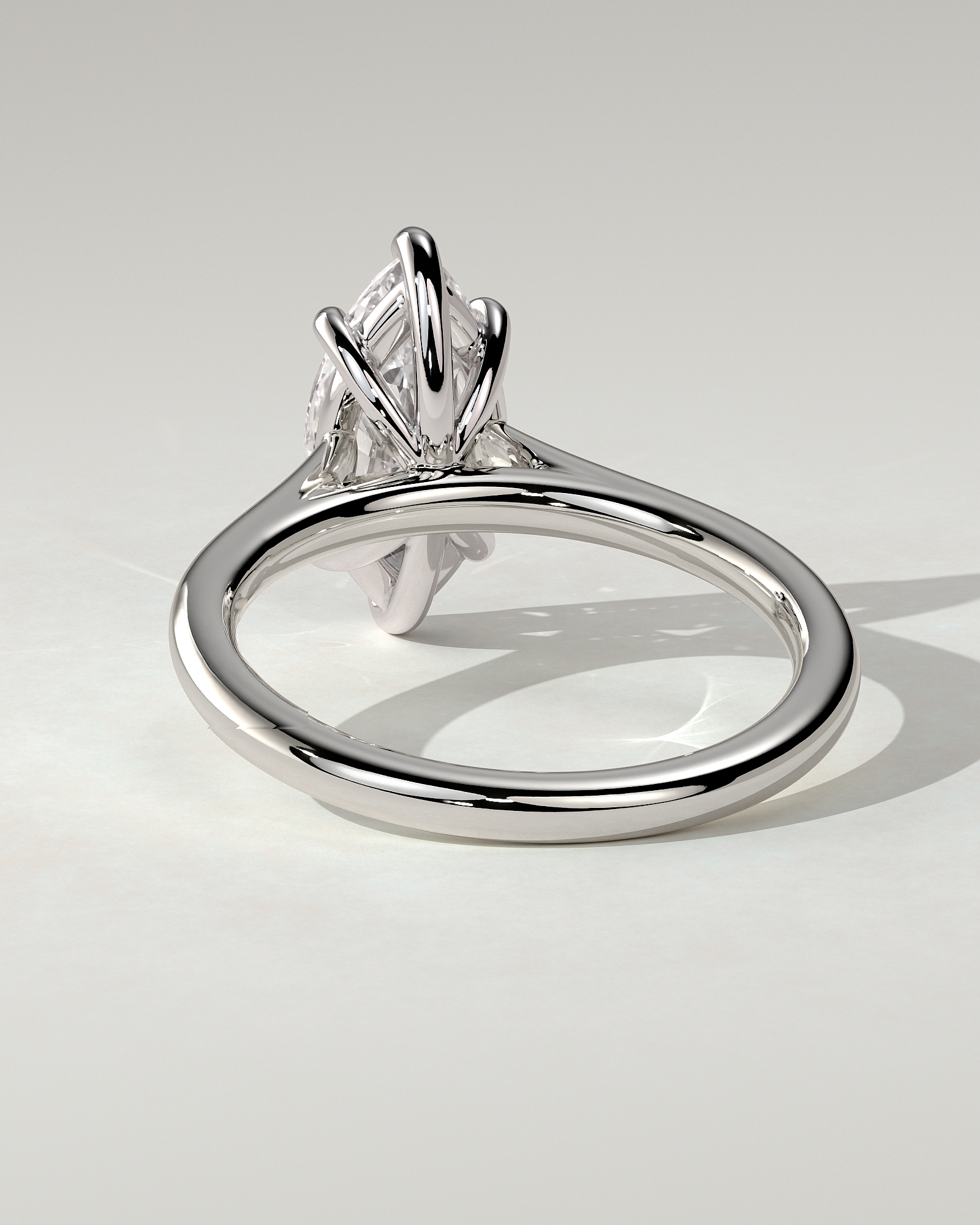 Leila Solitaire Marquise Ring